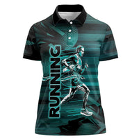 Personalized Running Women Polo Shirt Infinite Sprint Energy