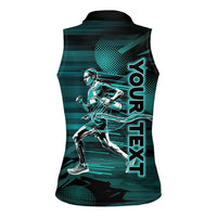 Personalized Running Women Sleeveless Polo Shirt Infinite Sprint Energy
