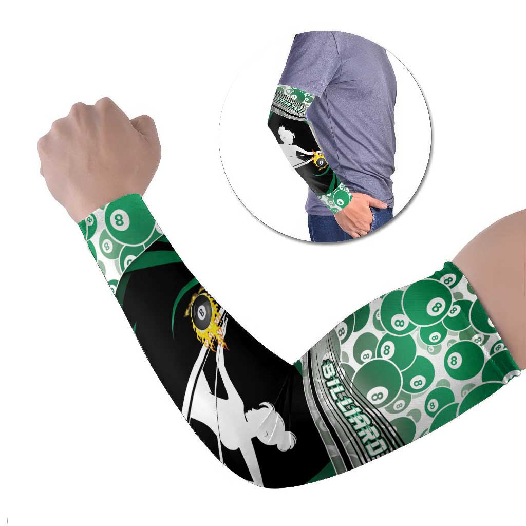 Personalized Billiards Arm Sleeves Master Of The Cue
