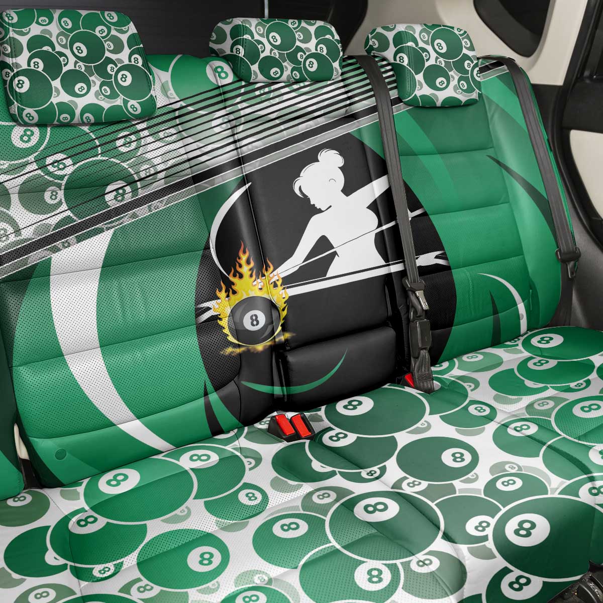 Billiards Back Car Seat Cover Master Of The Cue