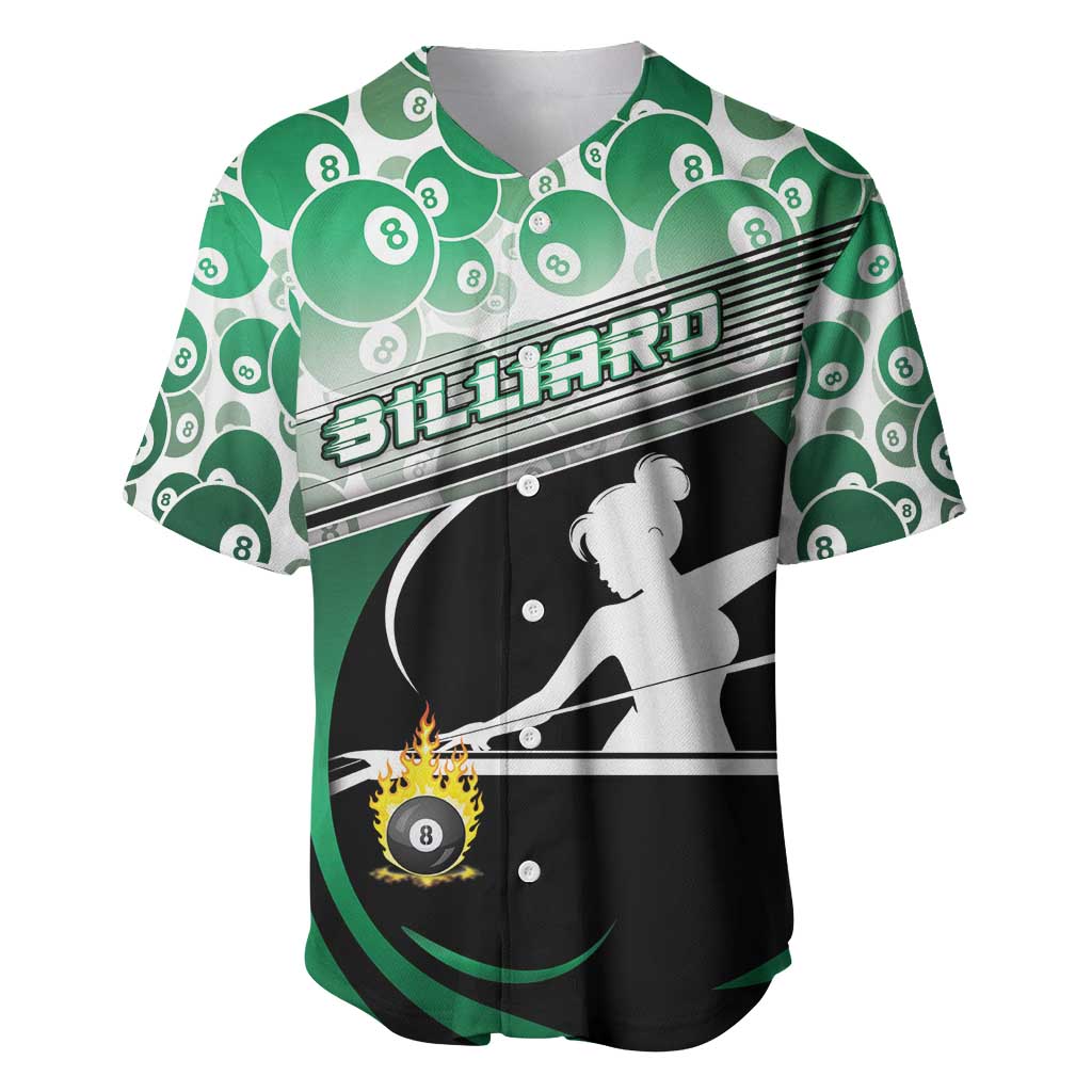 Personalized Billiards Baseball Jersey Master Of The Cue
