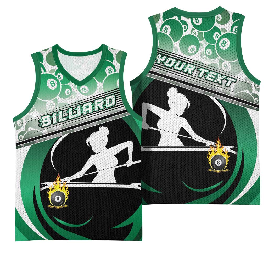 Personalized Billiards Basketball Jersey Master Of The Cue