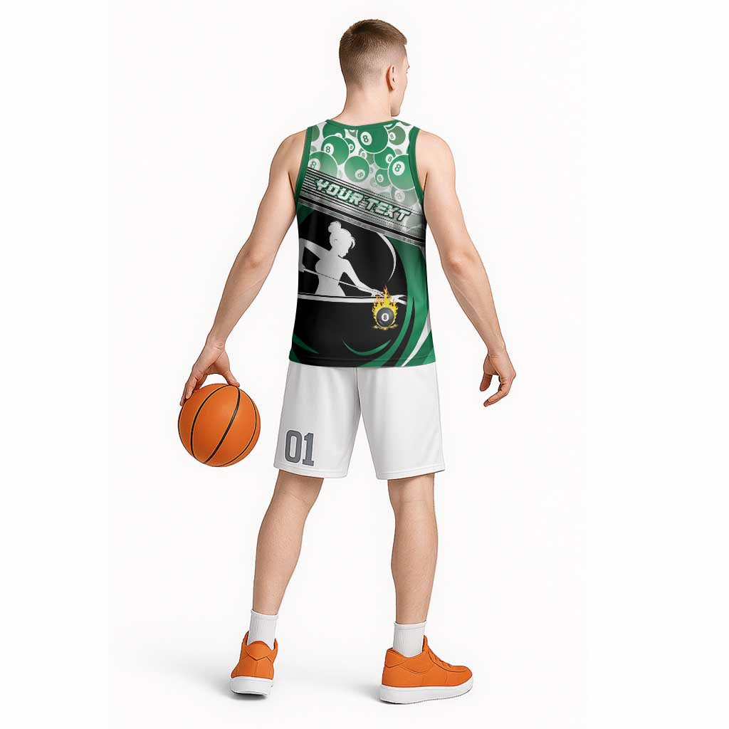 Personalized Billiards Basketball Jersey Master Of The Cue