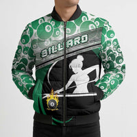 Personalized Billiards Bomber Puffer Jacket Master Of The Cue