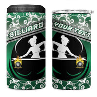 Personalized Billiards 4 in 1 Can Cooler Tumbler Master Of The Cue