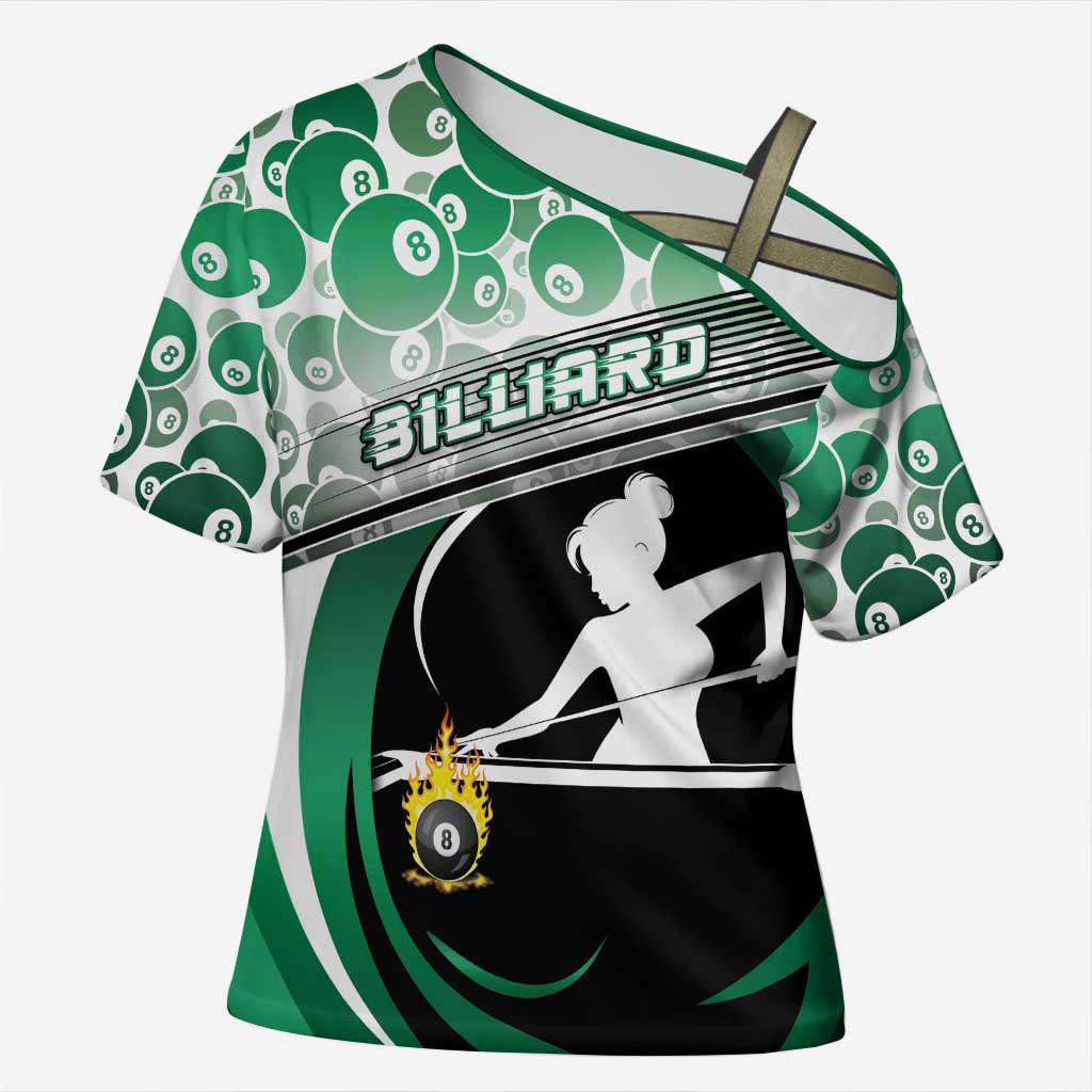 Personalized Billiards Cross Shoulder Shirt Master Of The Cue