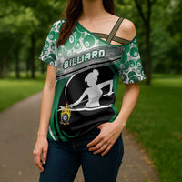 Personalized Billiards Cross Shoulder Shirt Master Of The Cue