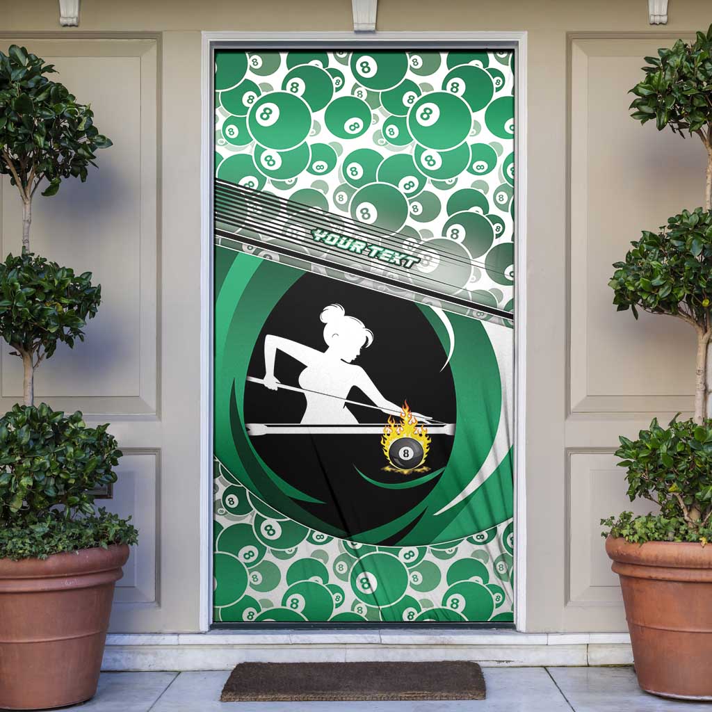 Personalized Billiards Door Cover Master Of The Cue