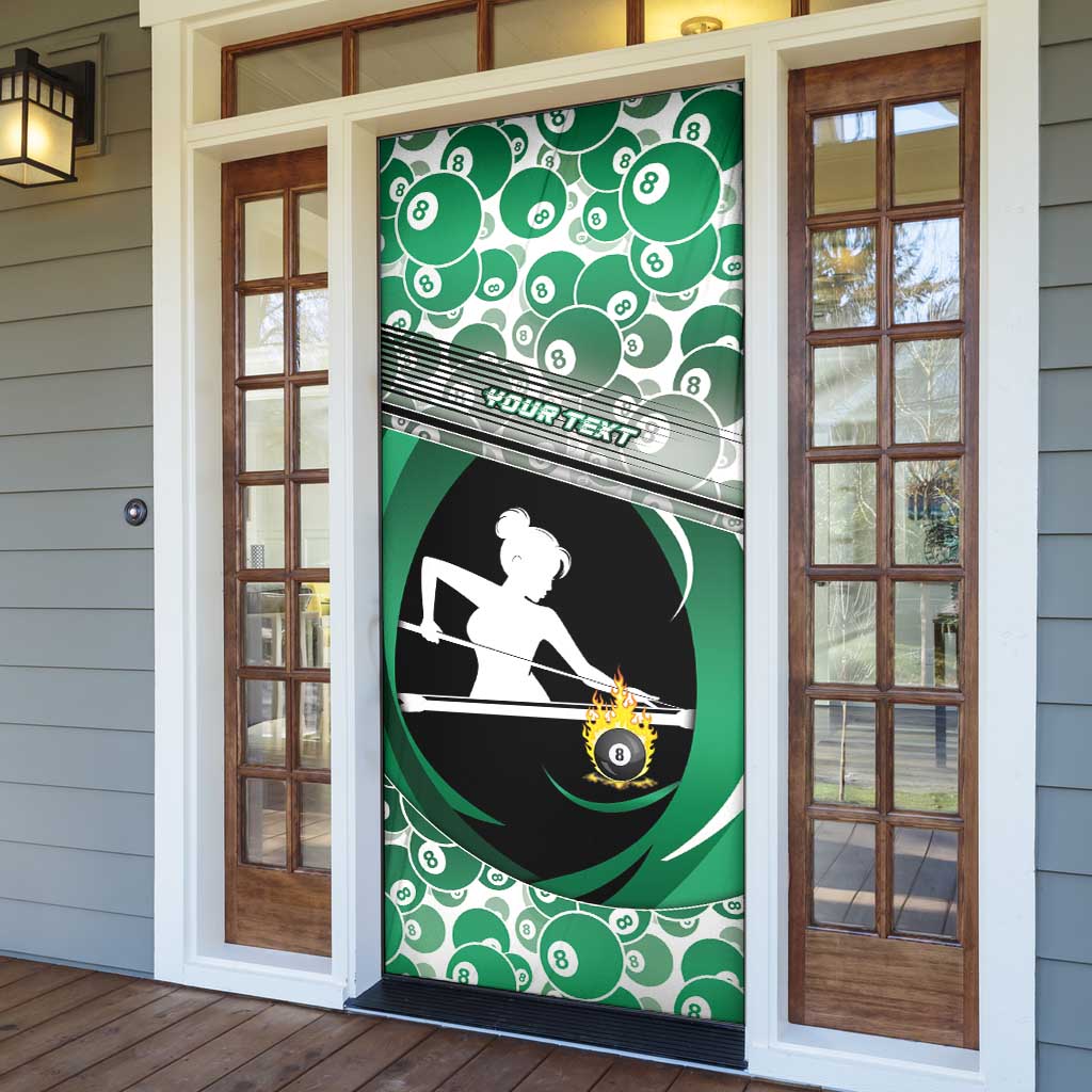Personalized Billiards Door Cover Master Of The Cue
