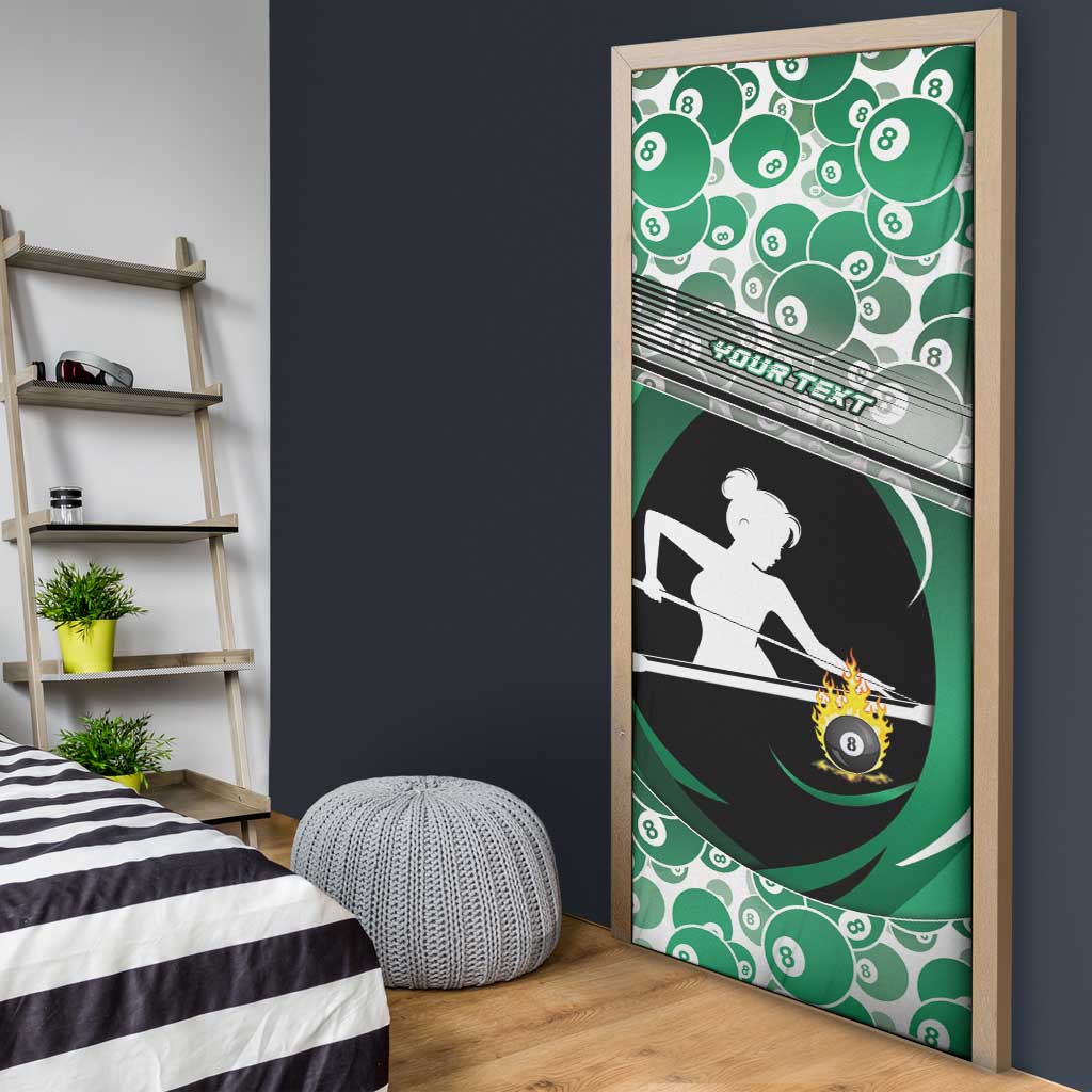 Personalized Billiards Door Cover Master Of The Cue