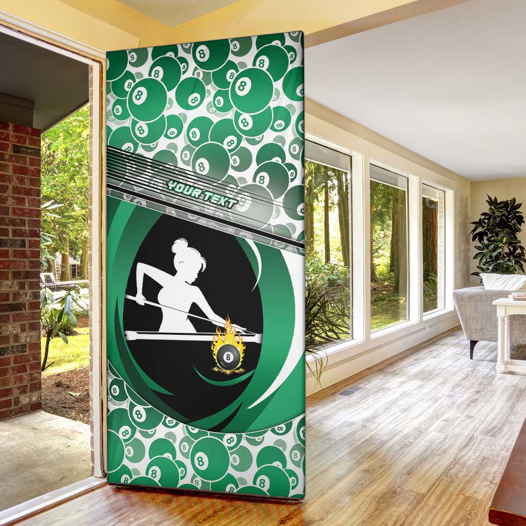 Personalized Billiards Door Cover Master Of The Cue