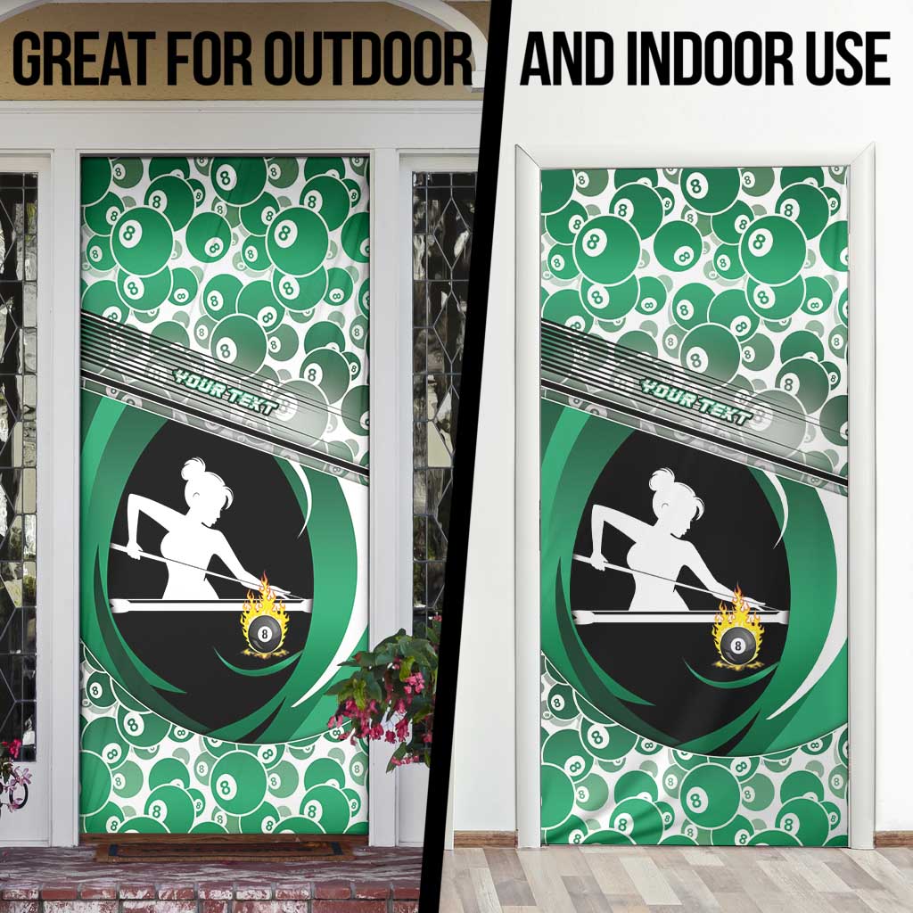 Personalized Billiards Door Cover Master Of The Cue