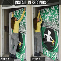 Personalized Billiards Door Cover Master Of The Cue