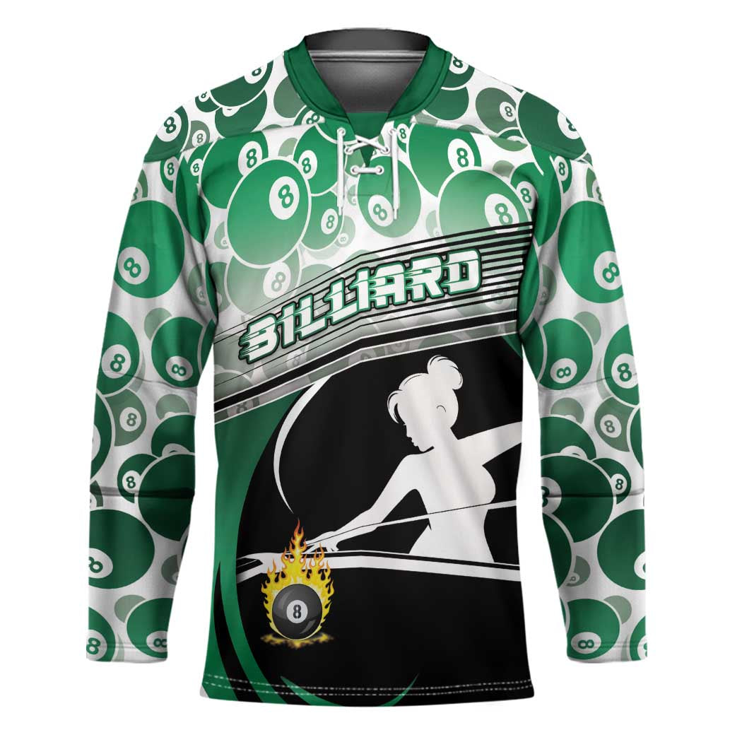 Personalized Billiards Hockey Jersey Master Of The Cue
