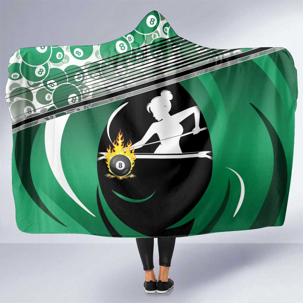 Billiards Hooded Blanket Master Of The Cue