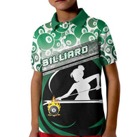 Personalized Billiards Kid Polo Shirt Master Of The Cue