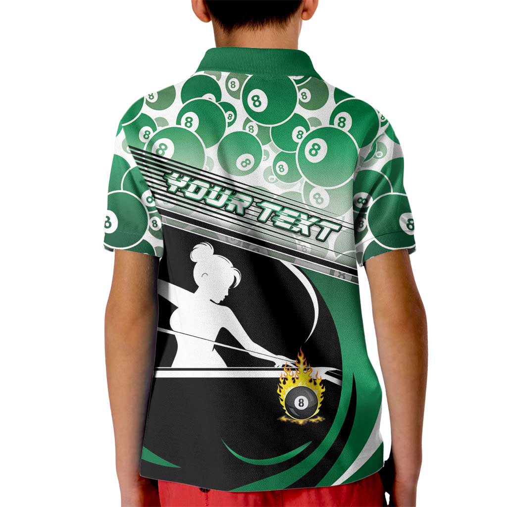 Personalized Billiards Kid Polo Shirt Master Of The Cue
