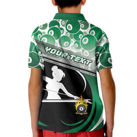 Personalized Billiards Kid Polo Shirt Master Of The Cue