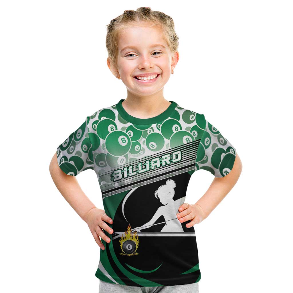 Personalized Billiards Kid T Shirt Master Of The Cue