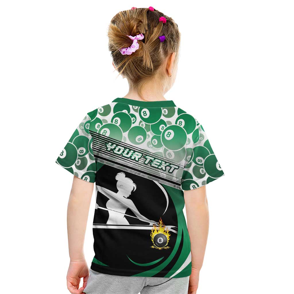 Personalized Billiards Kid T Shirt Master Of The Cue