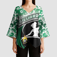 Personalized Billiards Kimono Sleeve Blouse Master Of The Cue