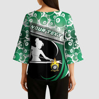 Personalized Billiards Kimono Sleeve Blouse Master Of The Cue
