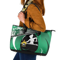 Billiards Leather Tote Bag Master Of The Cue