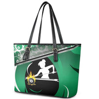 Billiards Leather Tote Bag Master Of The Cue