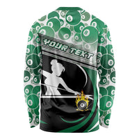 Personalized Billiards Long Sleeve Shirt Master Of The Cue