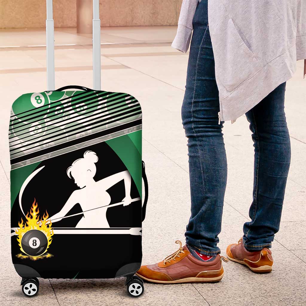 Billiards Luggage Cover Master Of The Cue