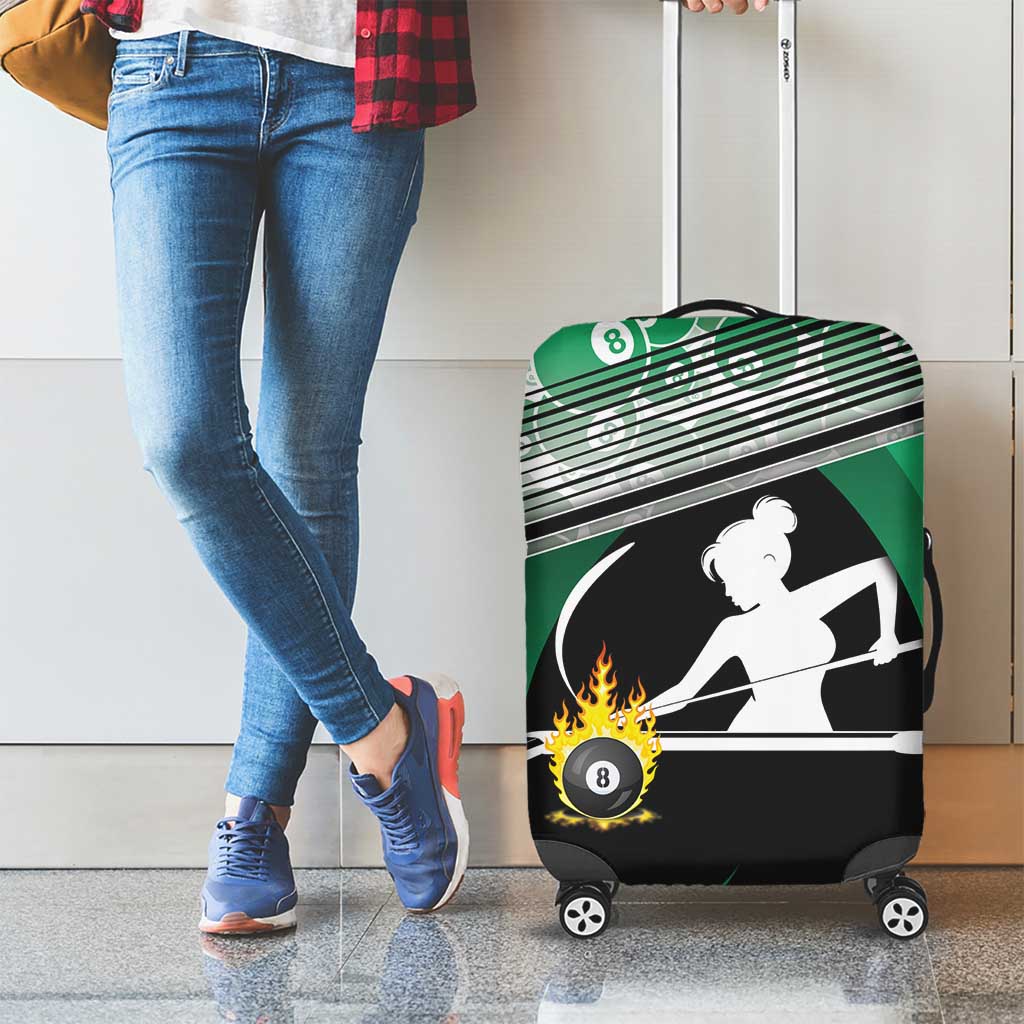 Billiards Luggage Cover Master Of The Cue