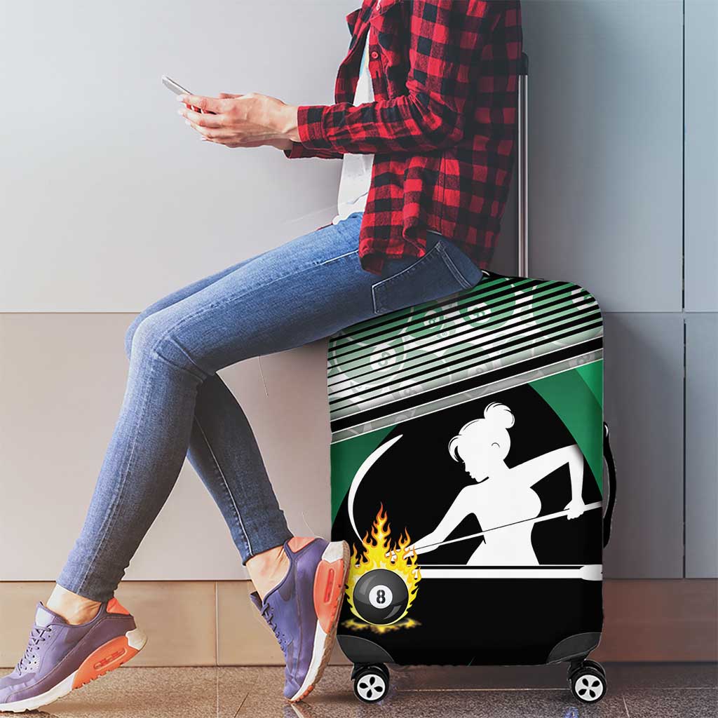 Billiards Luggage Cover Master Of The Cue