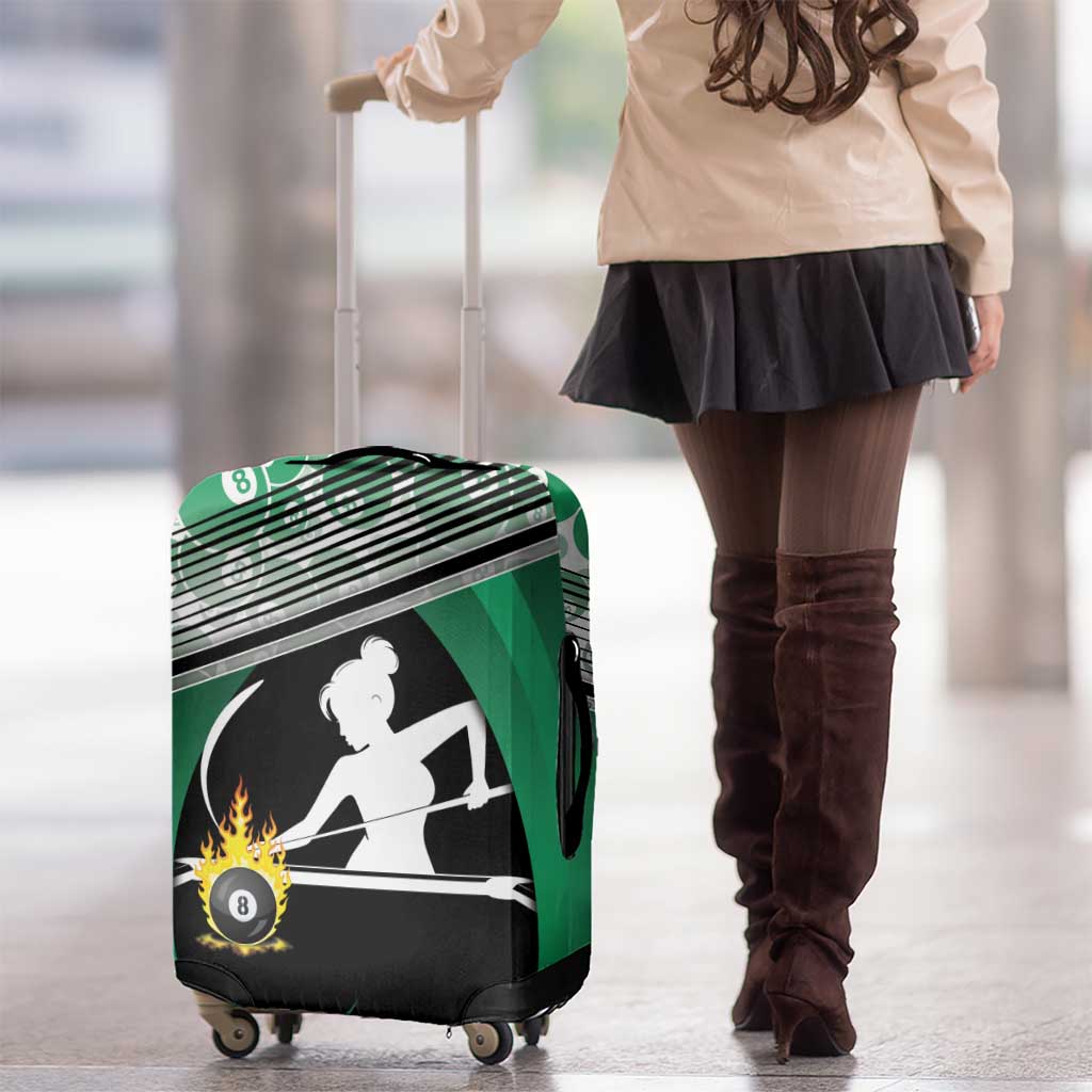 Billiards Luggage Cover Master Of The Cue