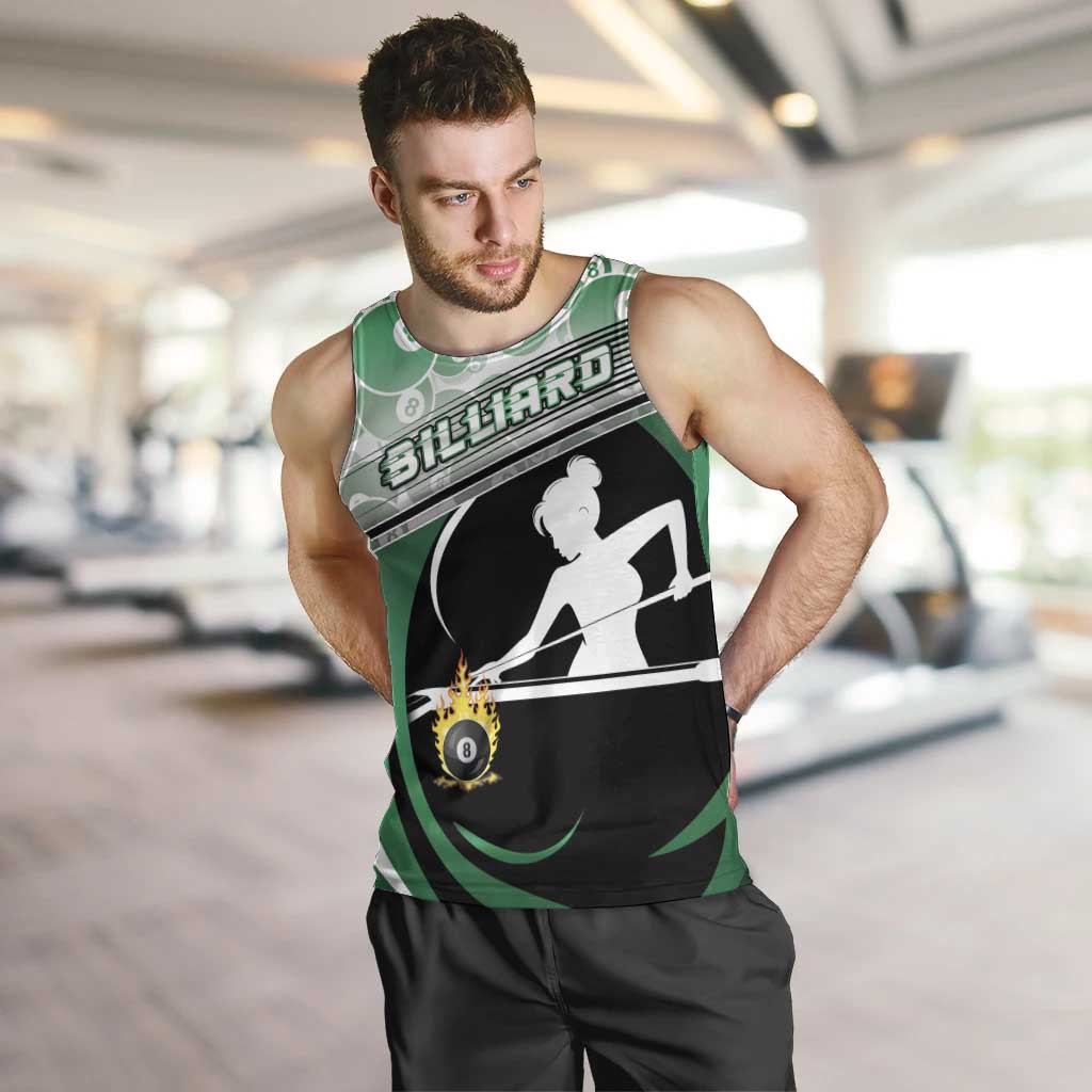 Personalized Billiards Men Tank Top Master Of The Cue