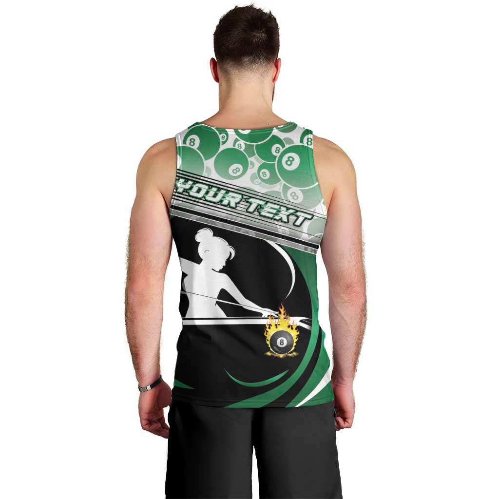 Personalized Billiards Men Tank Top Master Of The Cue