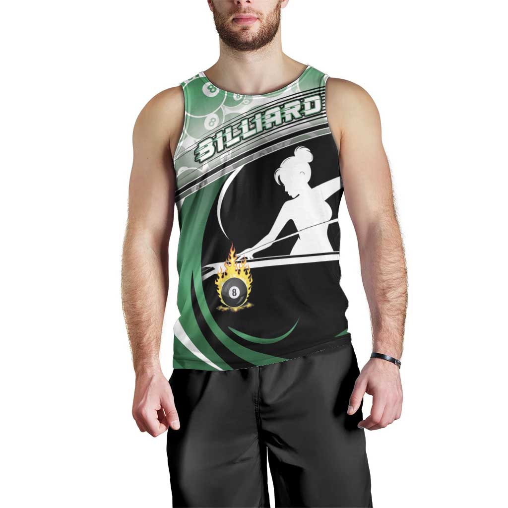 Personalized Billiards Men Tank Top Master Of The Cue