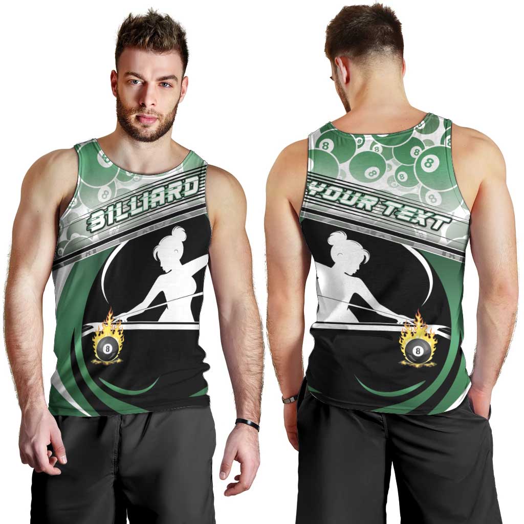 Personalized Billiards Men Tank Top Master Of The Cue