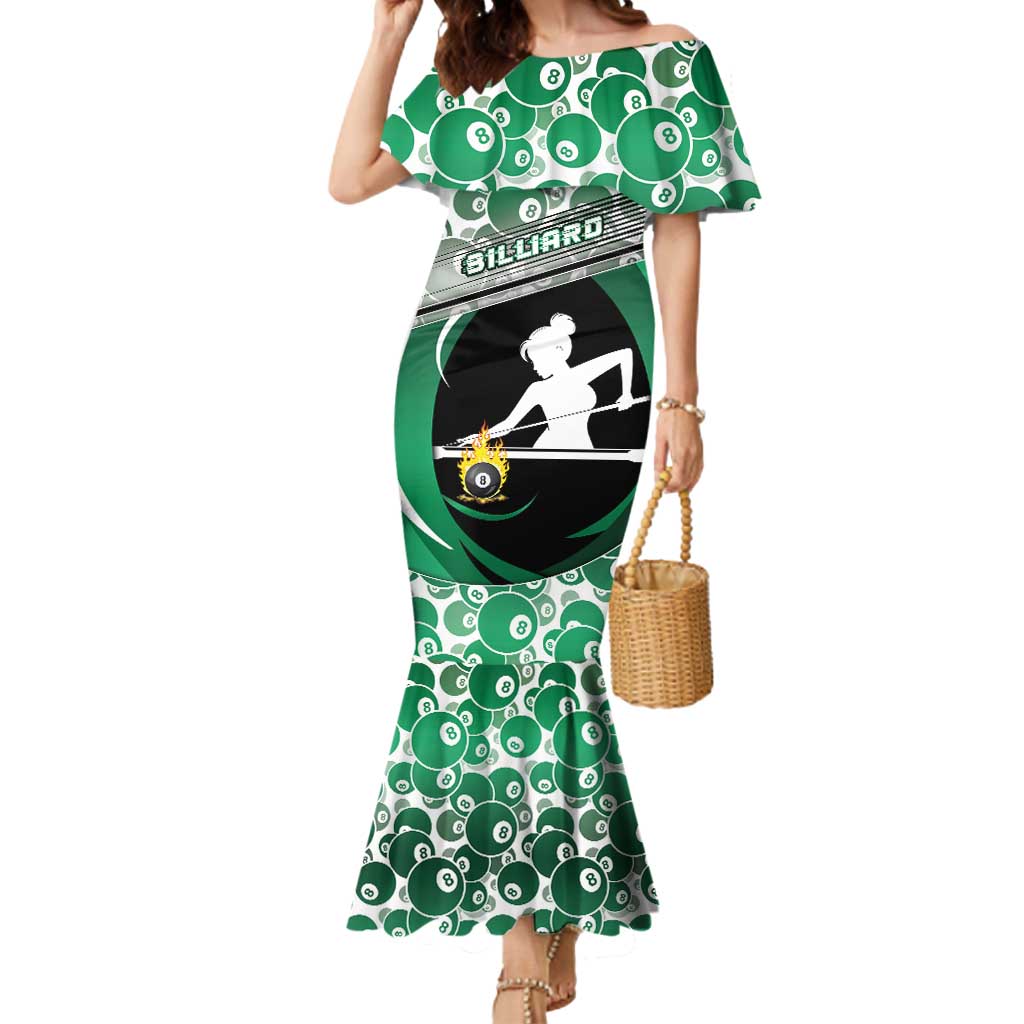 Personalized Billiards Mermaid Dress Master Of The Cue