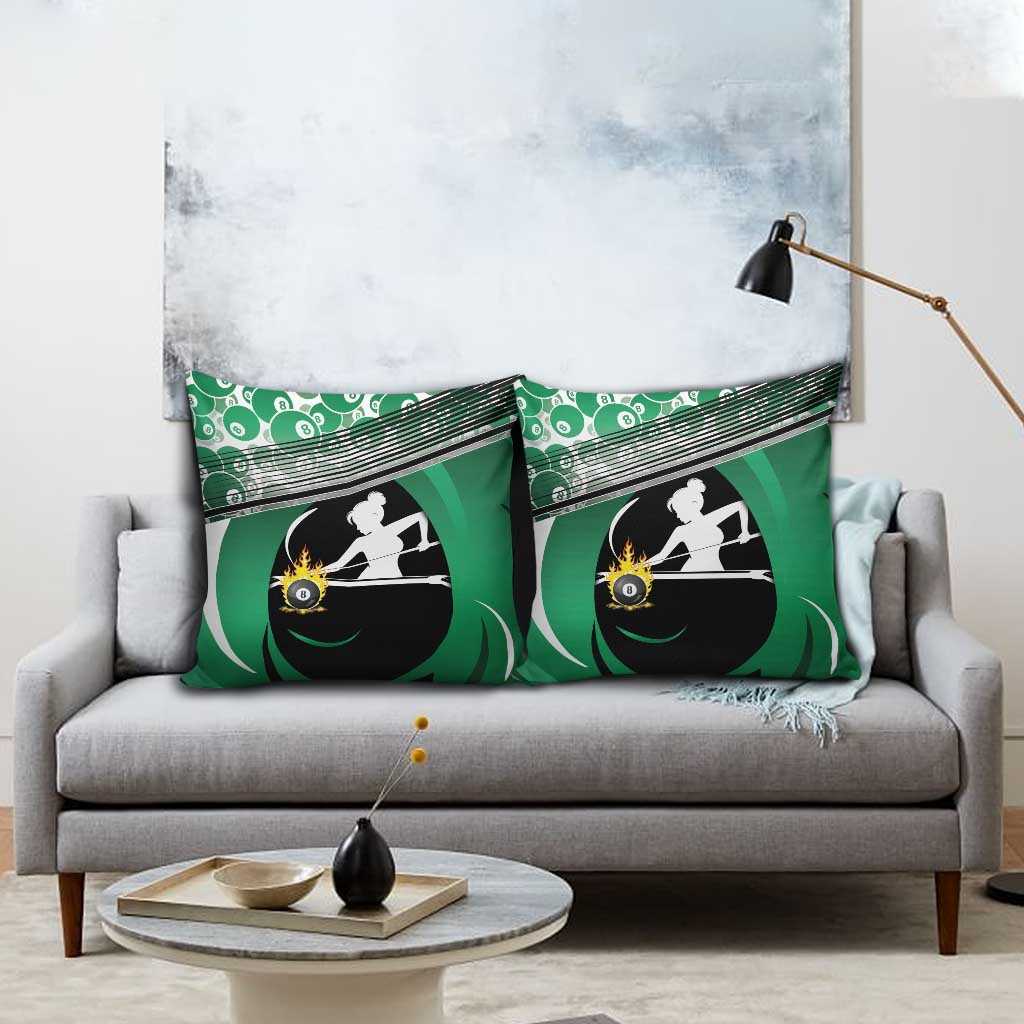 Billiards Pillow Cover Master Of The Cue