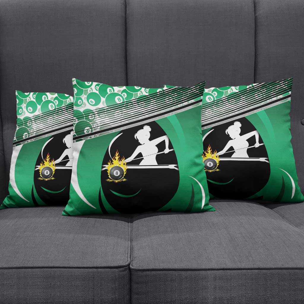 Billiards Pillow Cover Master Of The Cue