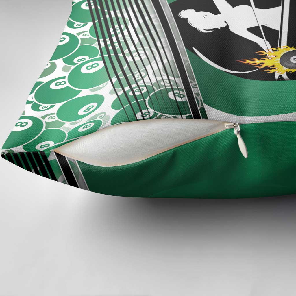 Billiards Pillow Cover Master Of The Cue