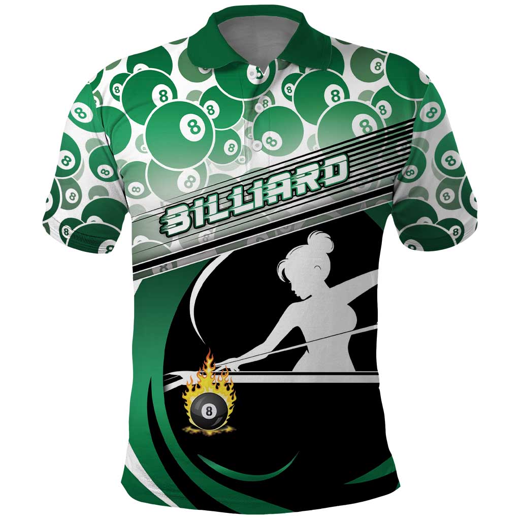 Personalized Billiards Polo Shirt Master Of The Cue