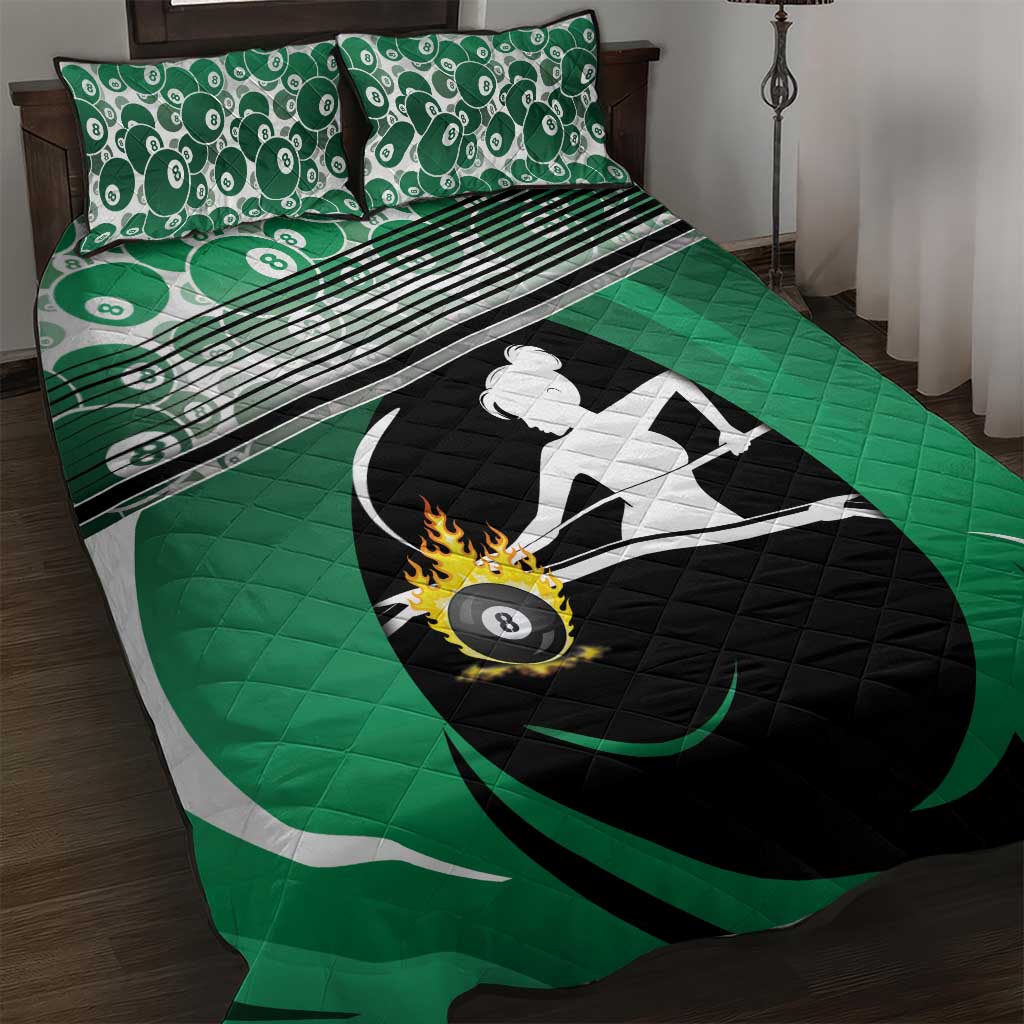 Billiards Quilt Bed Set Master Of The Cue
