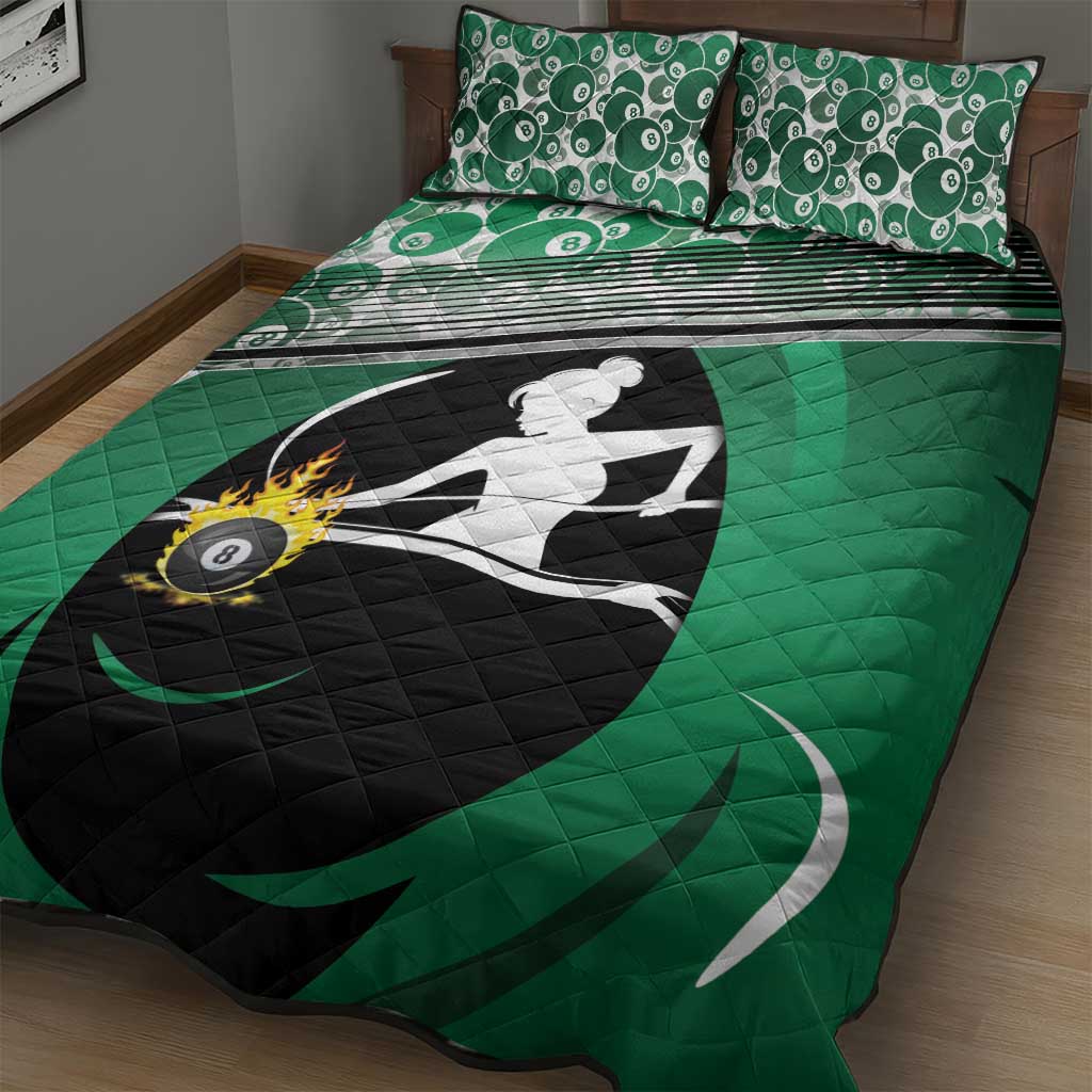 Billiards Quilt Bed Set Master Of The Cue