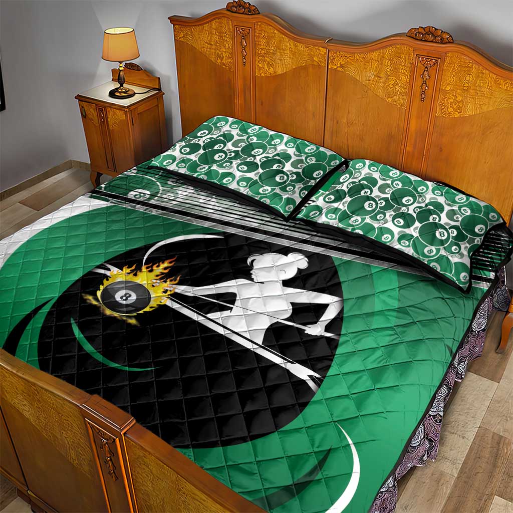 Billiards Quilt Bed Set Master Of The Cue