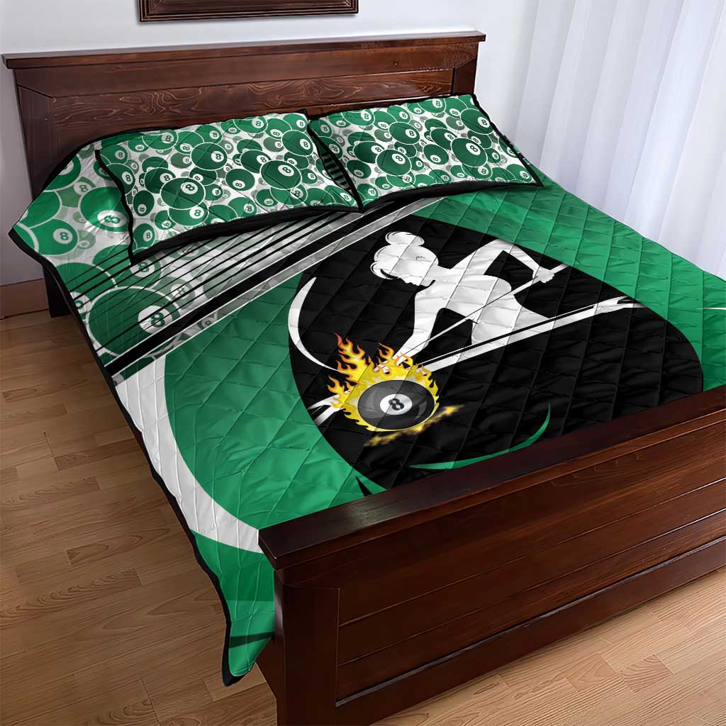 Billiards Quilt Bed Set Master Of The Cue
