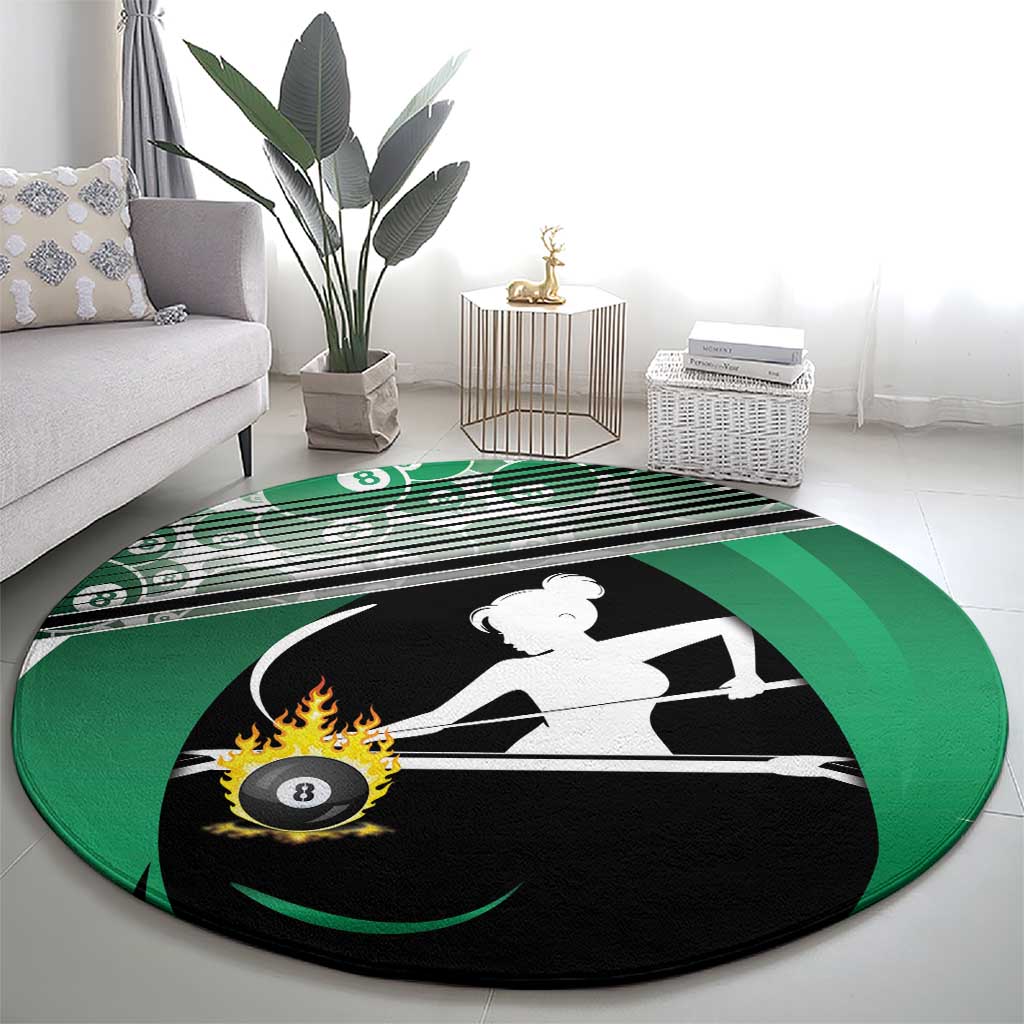 Billiards Round Carpet Master Of The Cue