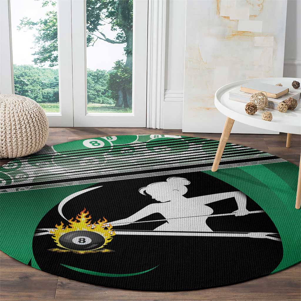 Billiards Round Carpet Master Of The Cue