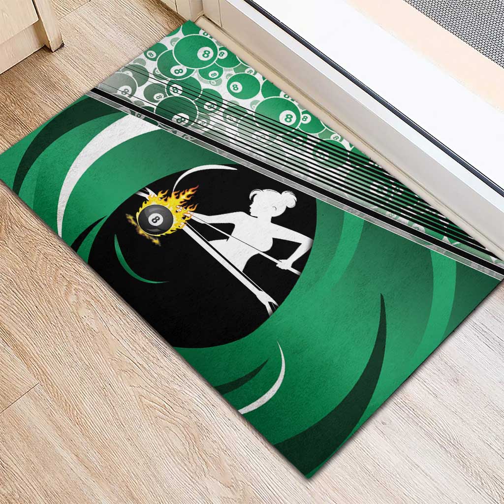 Billiards Rubber Doormat Master Of The Cue
