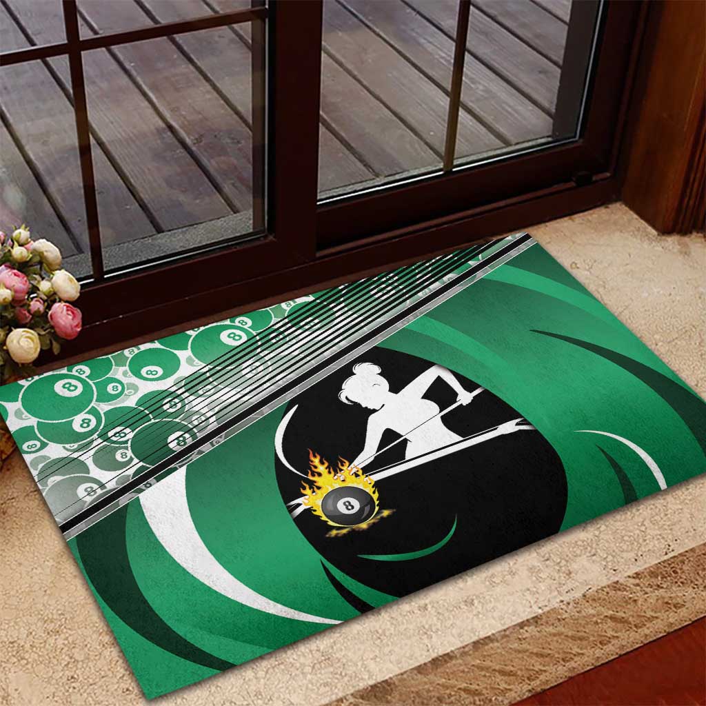 Billiards Rubber Doormat Master Of The Cue